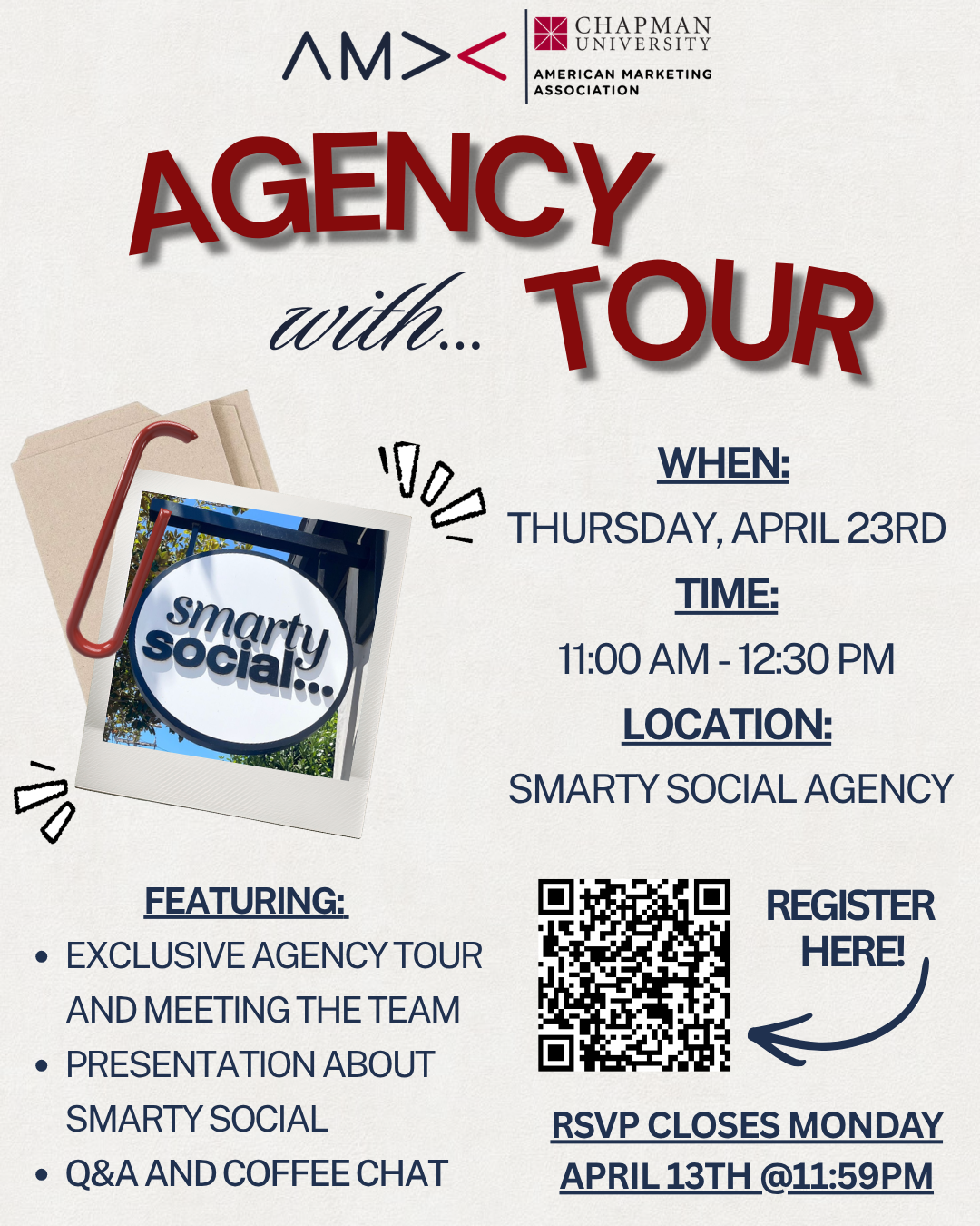 Agency tour poster design